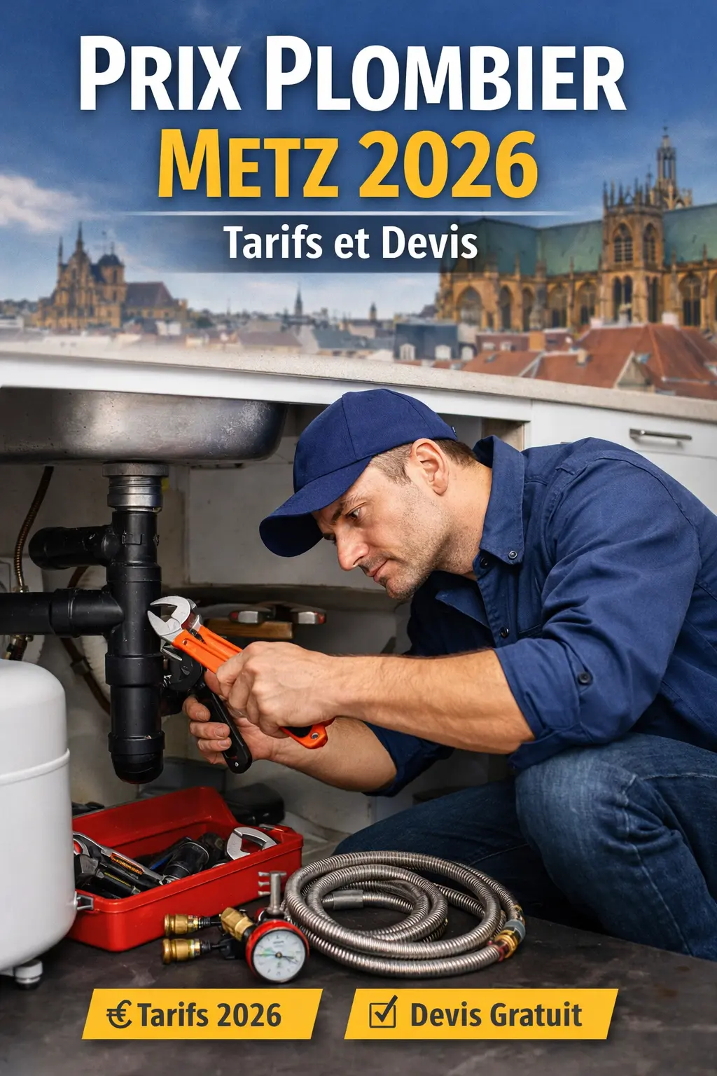 Prix plombier Metz 2026 : tarifs et devis